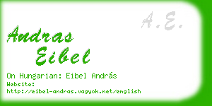 andras eibel business card